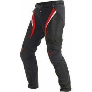 Dainese Drake Super Air Black/Red/White 56 Štandard Textilné nohavice