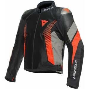 Dainese Super Rider 2 Absoluteshell™ Jacket Black/Dark Full Gray/Fluo Red 52 Textilná bunda