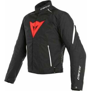 Dainese Laguna Seca 3 Lady D-Dry Jacket Black/Lava Red/White 38 Textilná bunda