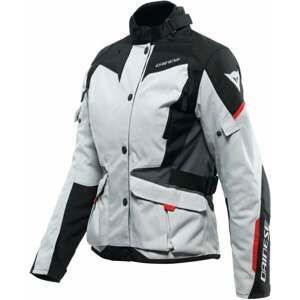 Dainese Tempest 3 D-Dry® Lady Glacier Gray/Black/Lava Red 46 Textilná bunda