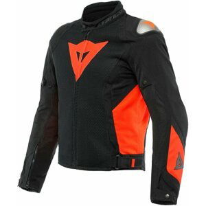 Dainese Energyca Air Tex Jacket Black/Fluo Red 46 Textilná bunda