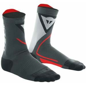 Dainese Ponožky Thermo Mid Socks Black/Red 45-47