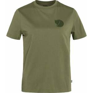 Fjällräven Fox Boxy Logo Tee W Green L