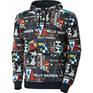 Helly Hansen Men's Newport Hoodie Navy Burgee Aop XXL