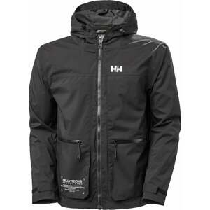 Helly Hansen Men's Move Hooded Rain Jacket Black M Outdoorová bunda
