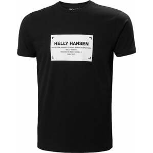 Helly Hansen Men's Move Cotton T-Shirt Black M Tričko