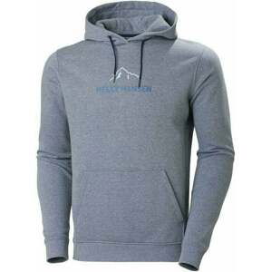 Helly Hansen Outdoorová mikina Men's F2F Organic Cotton Hoodie Ocean Melange L