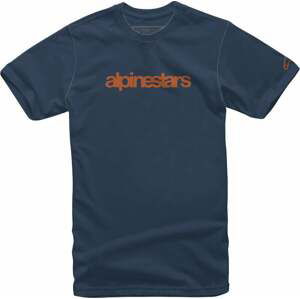 Alpinestars Heritage Logo Tee Navy/Rust 2XL Tričko