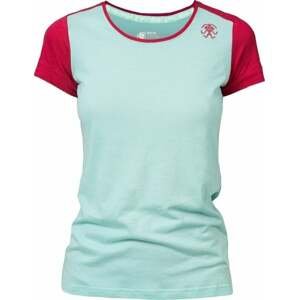 Rafiki Chulilla Lady T-Shirt Short Sleeve Eggshell Blue/Earth Red 36