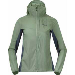 Bergans Rabot Lt Windbreaker Jacket Women Jade Green/Orion Blue M Outdoorová bunda