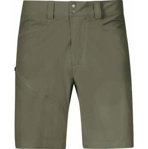 Bergans Vandre Light Softshell Shorts Men Green Mud 52 Outdoorové šortky