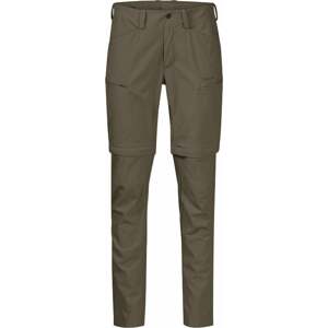 Bergans Utne ZipOff Pants Women Green Mud/Dark Green Mud M Outdoorové nohavice