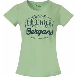 Bergans Classic V2 Tee Women Light Jade Green M Outdoorové tričko