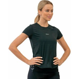 Nebbia FIT Activewear T-shirt “Airy” with Reflective Logo Black XS