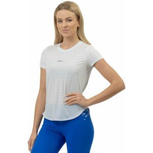 Nebbia FIT Activewear T-shirt “Airy” with Reflective Logo White XS