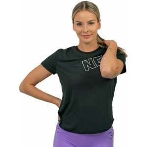 Nebbia FIT Activewear Functional T-shirt with Short Sleeves Black S Fitness tričko