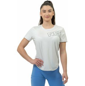 Nebbia FIT Activewear Functional T-shirt with Short Sleeves White S Fitness tričko
