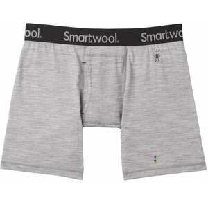 Smartwool Men's Merino Boxer Brief Boxed Light Gray Heather XL Pánske termoprádlo