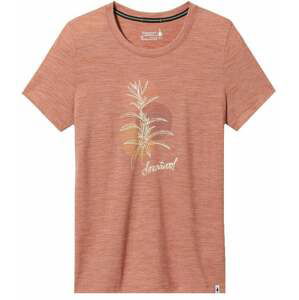 Smartwool Women’s Sage Plant Graphic Short Sleeve Tee Slim Fit Copper Heather S Outdoorové tričko