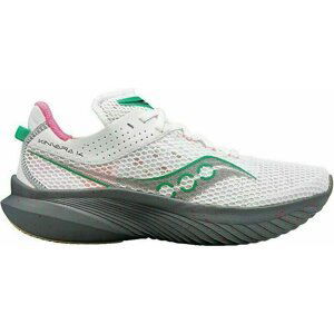 Saucony Kinvara 14 Womens Shoes White/Gravel 40,5