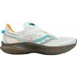 Saucony Kinvara 14 Mens Shoes White/Gravel 41