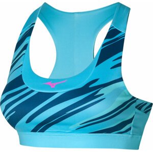 Mizuno Alpha Graphic Bra Maui Blue XS Bežecká podprsenka