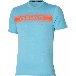 Mizuno Core RB Tee Maui Blue M Bežecké tričko s krátkym rukávom