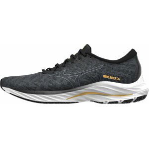 Mizuno Wave Rider 26 Odyssey Gray/Metallic Gray/Pale Marigold 40,5 Cestná bežecká obuv