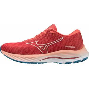Mizuno Wave Rider 26 Spiced Coral/Vaporous Gray/French Blue 37