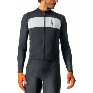 Castelli Prologo 7 Long Sleeve Jersey Black/Silver Gray/Ivory XL