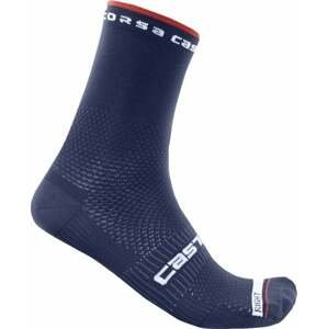 Castelli Rosso Corsa Pro 15 Sock Belgian Blue L/XL Cyklo ponožky