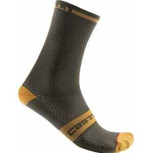 Castelli Superleggera T 12 Sock Deep Green 2XL Cyklo ponožky