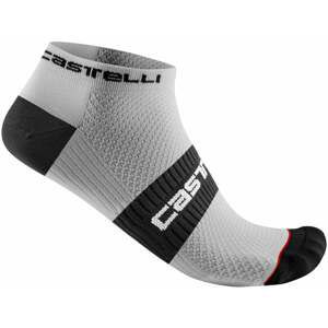 Castelli Lowboy 2 Sock White/Black L/XL Cyklo ponožky