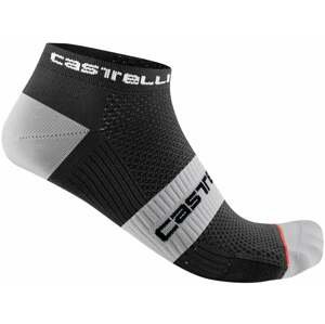 Castelli Lowboy 2 Sock Black/White 2XL Cyklo ponožky