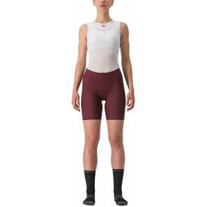 Castelli Prima W Short Deep Bordeaux/Persian Red XS Cyklonohavice