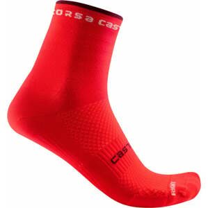 Castelli Rosso Corsa W 11 Sock Hibiscus L/XL