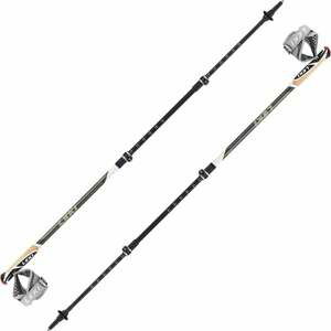 Leki Traveller Carbon Midnightblue Dark Metallic/Llight Anthracite/White 90 - 130 cm Palice na Nordic Walking