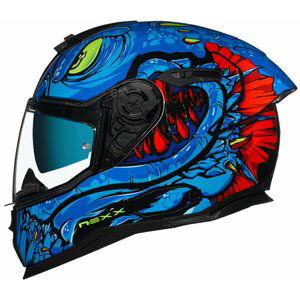 Nexx SX.100R Abisal Blue/Neon MT XS Prilba