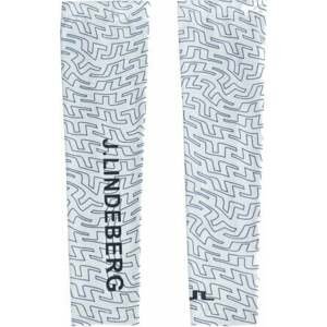 J.Lindeberg Enzo Print Sleeves White Outline Bridge Swirl S/M