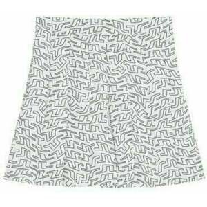 J.Lindeberg Adina Print Golf Skirt White Outline Bridge Swirl XS