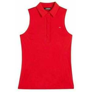 J.Lindeberg Dena Sleeveless Golf Top Fiery Red XL Polo košeľa