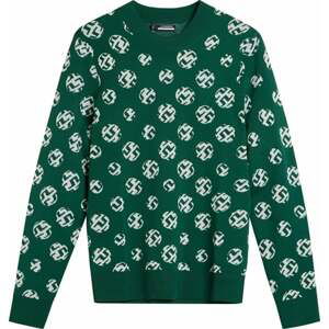 J.Lindeberg Gus Jacquard Sweater Rain Forest Sphere Dot S