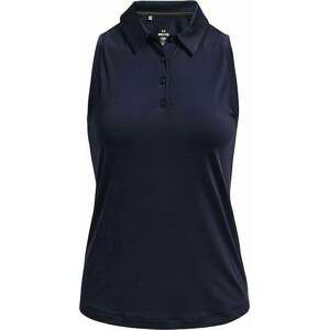 Under Armour Women's UA Zinger Sleeveless Polo Midnight Navy/Jet Gray/Metallic Silver XS