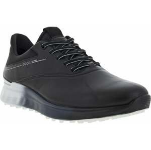 Ecco S-Three Mens Golf Shoes Black/Concrete/Black 42