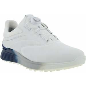 Ecco S-Three BOA Mens Golf Shoes White/Blue Dephts/White 40