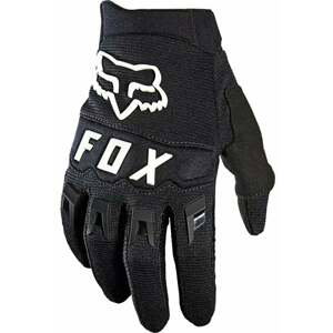 FOX Youth Dirtpaw Gloves Black/White XS Cyklistické rukavice
