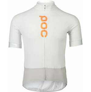 POC Essential Road Logo Jersey Hydrogen White/Granite Grey XL Dres