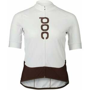 POC Essential Road Logo Jersey Hydrogen White/Axinite Brown S Dres