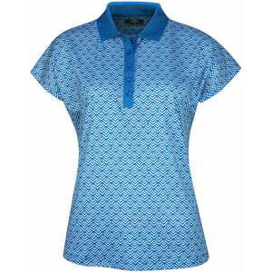 Callaway Womens Chev Geo Polo Blue Sea Star 2XL