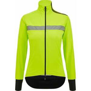 Santini Guard Neo Shell Woman Rain Jacket Lime M